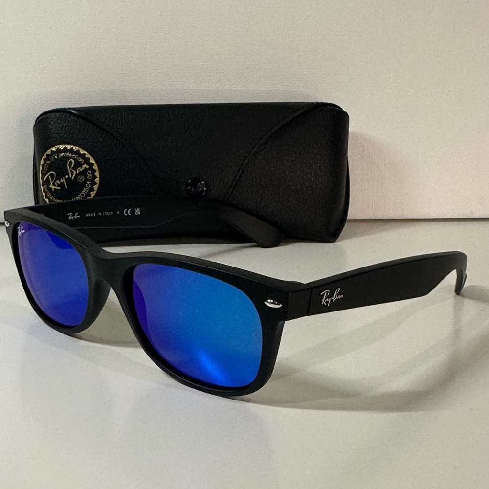 Ray-Ban RB2132 New Wayfarer Mirrored Sunglasses